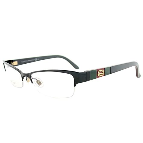 gucci semi-rimless round plastic optical glasses|transparent Gucci glasses.